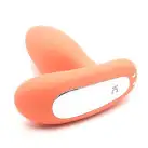 Вибропробка и массажер простаты 2-в-1 KissToy Gordon Orange с пультом ДУ, гибкая ножка photo 6