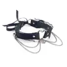 Сексуальний чокер Art of Sex - Karen из натуральной кожи, Черный photo 2