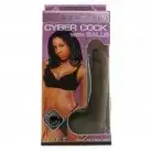Фаллоимитатор TOPCO CYBERSKIN CYBER COCK WITH BALLS BROWN photo 5