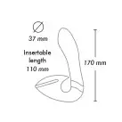 Вагинально-клиторальный вибратор Shunga Soyo Light Pink photo 4