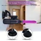 Высокомобильная смарт секс-машина Hismith Pro Travel APP с фаллоимитатором, две присоски, пульт ДУ photo 5