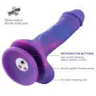 Фаллоимитатор 8.2″ с вибрацией для секс-машин Hismith Purple Silicone Dildo with Vibe photo 5