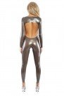 Комбинезон из латекса с открытой спинкой и молнией спереди Latex Catsuit Open Back With Zipper photo 2