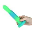 Светящийся в темноте фаллоимитатор ADDICTION Rave 8″ Glow in the Dark Dildo Blue Green, 20,3 см photo 5