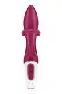 Вибратор кролик с тройным отростком Satisfyer Embrace me Berry, 2 мотора, диаметр 3,6 см photo 5