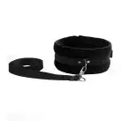 Набор ошейник с поводком и маска Art of Sex - Soft Touch Light, Черный photo 3