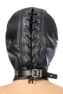 Капюшон для БДСМ Fetish Tentation Closed BDSM hood in leatherette photo 2