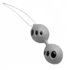 Вагинальные шарики Grey Shadows Ben Wa Balls photo 1