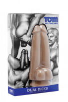 Двойной фаллоимитатор Tom of Finland Dual Dicks 20,3х9,5 см. photo 5