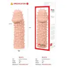 Насадка на член Kokos Extreme Sleeve ES.07 размер M, утолщающая, стимуляция точки G photo 3