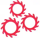 Набор эрекционных колец RENEGADE GEARS, RED photo 1