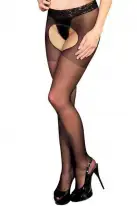 Чулки с поясом Anne Dales LOLA T3 Black photo 1