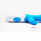 Двойной вибратор с пупырышками - 18 см  photo 7