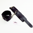 Мягкие наручнике на цепочке, эко-кожа photo 7