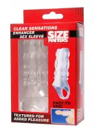 Clear Sensations Enhancer Sex Sleeve - насадка для пениса 11.5х3 см. photo 4