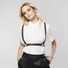 Портупея Bijoux Indiscrets MAZE - X Harness Black photo 3