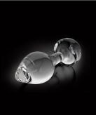 Pipedream Icicles No.44 - стеклянная анальная пробка, 6,5х2,5 см photo 3