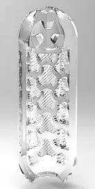 Tenga Spinner Masturbator Tetra спиральный мастурбатор, 13х4.5 см photo 4