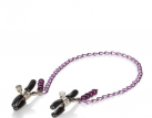 CalExotics Purple Chain Nipple Clamps зажимы для сосков photo 3