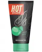 Hot Stuff Warming Oil Green Apple - массажное масло на водной основе с ароматом яблока, 177 мл photo 1