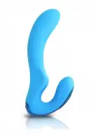 Topco Sales Climax Elite, Ariel Rechargeable 6x Silicone Vibe - вибомассажер, 15,2х3,3 см, голубой photo 1