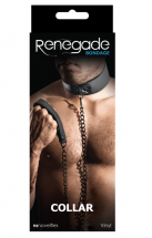 NS Novelties Renegade Bondage Collar - ошейник с поводком photo 2