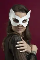 Маска кошки Feral Fillings - Kitten Mask белая photo 1