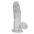 Прозрачный фаллоимитатор Alive Jelly Dildo Rider, ТПЕ, присоска, диаметр 4см, длина 20см photo 1