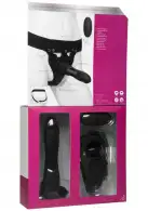 Страпон унисекс с вибрацией Doc Johnson Body Extensions - BE IN CHARGE, полая насадка photo 7